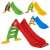 D-Toys 424 Sprinkler Slide, red, yellow, blue and green slide for kids, outdoor water slide