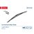 DENSO DM-648 hagyományos ablaktörlő lapát, 480mm hosszú, első szélvédőre, horog típusú adapterrel