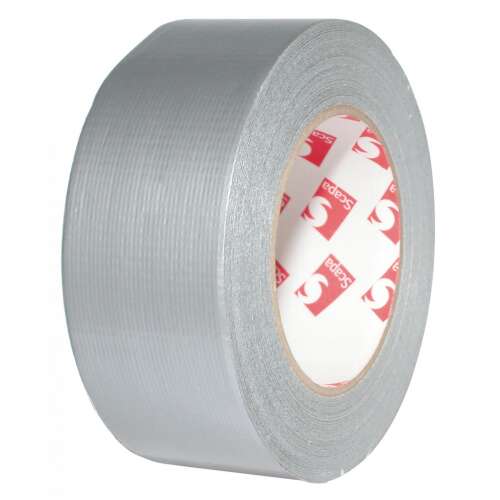 Rag.tape, reinforced with fabric, grey, 10m
