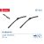 DENSO DF-010 Flat Blade ablaktörlő készlet Audi A6-hoz, 550/550mm hosszúságú, elöl és bal oldalon látható