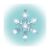 HOME KID LED acrylic window decoration, snowflake