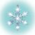 HOME KID LED acrylic window decoration, snowflake, Christmas decoration