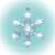 LED snowflake window decoration, 30cm, white light, HOME KID 701
