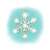 LED snowflake window decoration, 30cm, white light, HOME KID 701