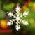 LED snowflake window decoration, 30cm, white light, HOME KID 701