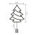 KID LED Christmas Tree Window Decoration dimensions