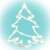 LED Christmas tree window decoration, warm white light, battery operated