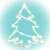 LED Christmas tree window decoration, warm white light, battery operated