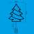LED Christmas tree window decoration, warm white light, battery powered, dimensions
