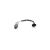 Bosch F 00H L00 361 Lambda szonda csatlakozóval, döntött nézet fehér háttéren, Audi, SEAT, SKODA, VW kompatibilis