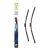 VALEO Silencio VF820 ablaktörlő lapát készlet, 530mm és 580mm, csomagolással az kicsomagolt lapátok mellett