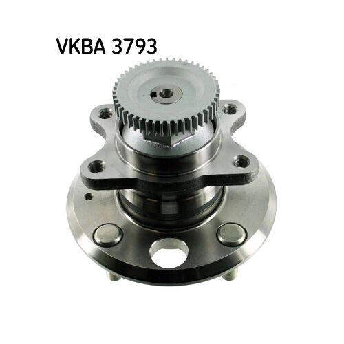 SKF VKBA 3793 kerékcsapágy ABS érzékelővel Hyundai Sonata és Kia Magentis modellekhez, ferde nézet - Kerékcsapágy