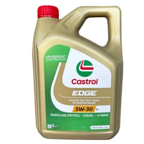 Castrol Edge LL 5W30 4L teljesen szintetikus motorolaj benzin, dízel és hibrid motorokhoz - Motorolaj
