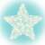 LED star window decoration, warm white, battery powered
