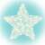 LED star window decoration, warm white, battery powered
