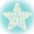 LED star window decoration, warm white, battery powered