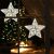 KID LED Star Window Decoration - Warm White - 33x33cm in festive window setting