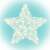LED star window decoration, warm white, battery powered
