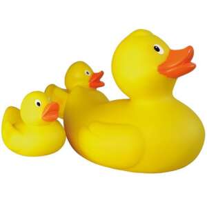 Lena Kacsa family bath toy, set of 3 yellow rubber ducks, bath time fun for kids - Babies & Toddler