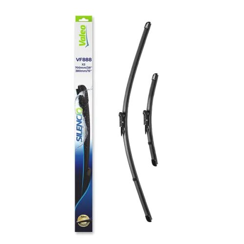 Valeo 577888 VF888 Silencio ablaktörlő lapátok (700mm és 380mm) a kiskereskedelmi csomagolásuk mellett - Valeo