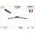 Valeo 574602 VR271 Silencio h&aacute;ts&oacute; ablakt&ouml;rlő lap&aacute;t, 380mm (15 coll) hossz&uacute;, Franciaorsz&aacute;gban gy&aacute;rtva, aut&oacute;khoz
