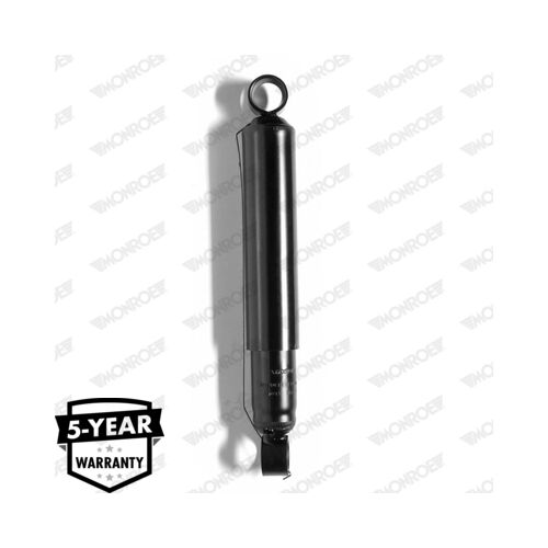 Monroe G21041 gáznyomású lengéscsillapító 5 év garanciával Mitsubishi Lancer III és Nissan Bluebird II modellekhez, ferde nézet fehér háttéren - Lengéscsillapító