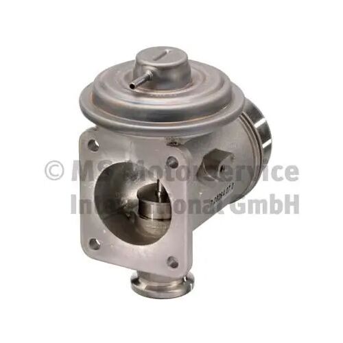 PIERBURG 7.28264.07.0 EGR szelep BMW 3-as, 5-ös, 7-es és X5 dízel modellekhez, pneumatikus membrános típus, fémes kivitel, 3/4-es szögből nézve. - Jármű csatlakozó és szerelvény