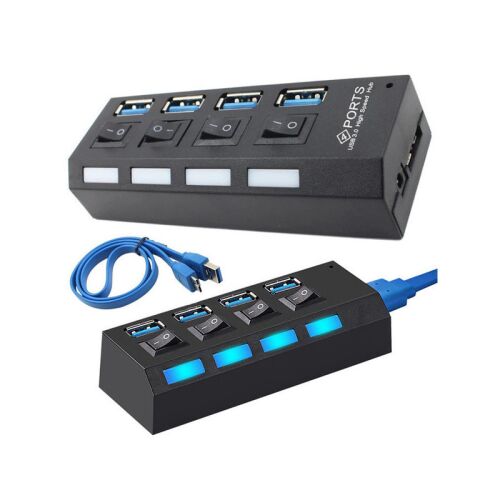 USB port elosztó 4 portos USB 3.0 támogatással 179296413 - USB elosztó