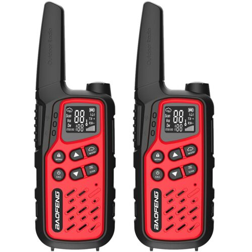 Baofeng BF-T25E walkie-talkie piros, 2 darab 179296623 - Gyerek walkie talkie