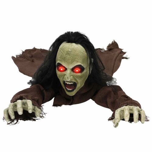 vidaXL Halloween zombi dekoráció SPOOKA Barna 51 x 130 x 24 cm 179297095 - Halloweeni dekoráció