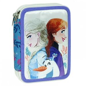 Disney Frozen Filled Pencil Case featuring Elsa, Anna, and Olaf - Pencil Case