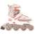 Nijdam fehér/ezüstszínű/rózsaszín korcsolya és görkorcsolya 31-34 52SZ 98354031