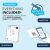 Infografika, amely részletezi a QuickFix telepítést kézikönyvvel, videóval és intelligens eszközzel a GROHE Dice csaptelephez