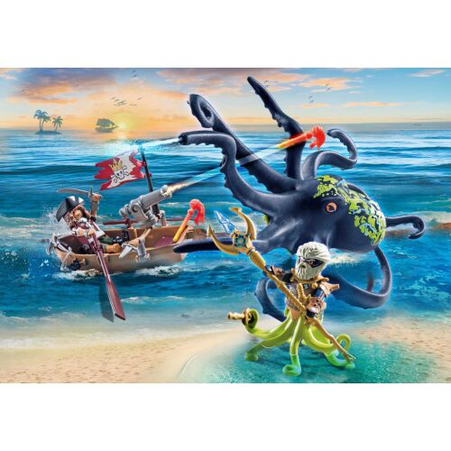 Harc az óriási oktopusszal 71419 179417286 - Playmobil Pirates