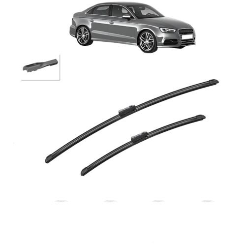 Bosch Aerotwin 2 db-os szélvédő törlőlapát szett Audi A3 Limousine (8VS, 8VM) 2013-2020 modellekhez, autóval és rögzítési részlettel 