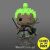 Funko POP! One Piece Roronoa Zoro (Wano Outfit) GITD #923 figura sötétben világítva, bemutatva egyedi lumineszcens részleteit sötét háttér előtt.