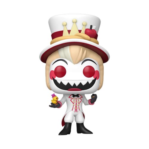 Funko POP! Hazbin Hotel Lucifer #2244 vinil figura, a pokol bájos királyának közelképe. - Mesehős figura