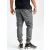 Férfi szürke jogger farmer Method Mini M logóval, hímzéssel, L méretben 179432287