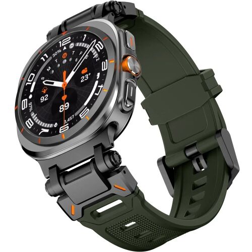Samsung Galaxy Watch Ultra 2 / 1 okosórához való szíj, zöld 179434485 - Okosóra szíj