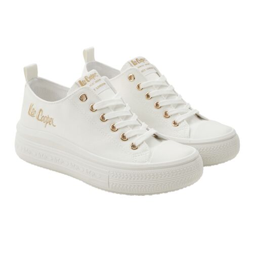 Lee Cooper Canvas White Lady [LCW-26-44-4482L] 40. évjárat 179436653 - Női lábbeli