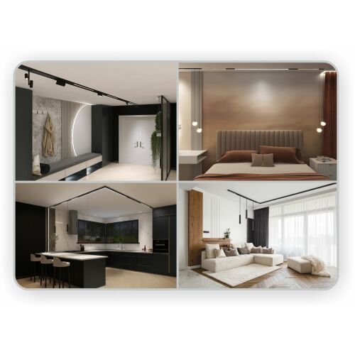 Reflektorfény 30W 3CCT B2F típus mágneses sínekhez SMART TRACK 48VDC 179452599 - Spotlámpa