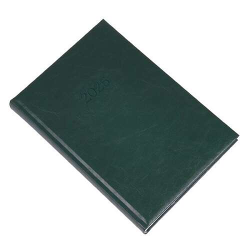 Green RealSystem B/5 daily planner with white pages for 2024