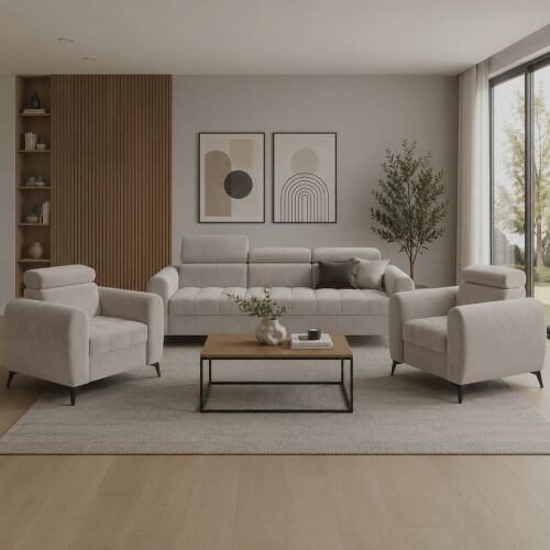 Fotel, bézs Taupe, BARELO 179510241 - Fotel