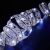 Világító karácsonyi szalag 50 LED - Ezüst 179523216