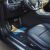 TEAMCAR Fiat Stilo hatchback kék autószőnyeg beszerelve az autó belső terében, vezetőoldal