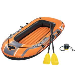 Bestway Kondor 2000 Schlauchboot-Set, inklusive Boot, zwei Paddel und eine Fußpumpe - Schlauchboote, Paddel