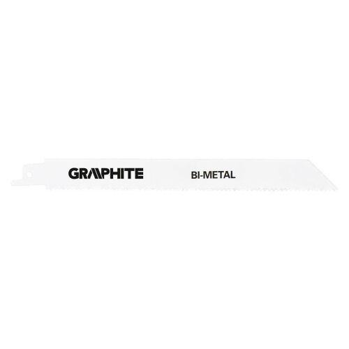 GRAPHITE BIM orrfűrészlap fa és fém vágásához, 18 TPI, 225 mm hosszúságú - Elektromos fűrész kiegészítő