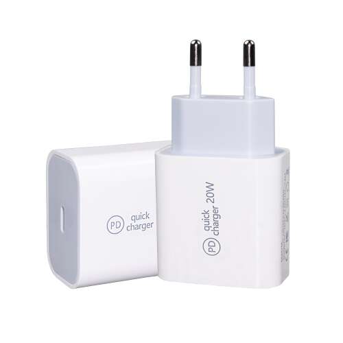 ZMR-AD-15 20W Încărcător rapid USB-C pentru iPhone, alb