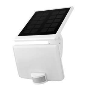 Commel 309-101 Solar-LED-Flutlicht mit Bewegungssensor, weiß - Reflektoren und Arbeitsscheinwerfer