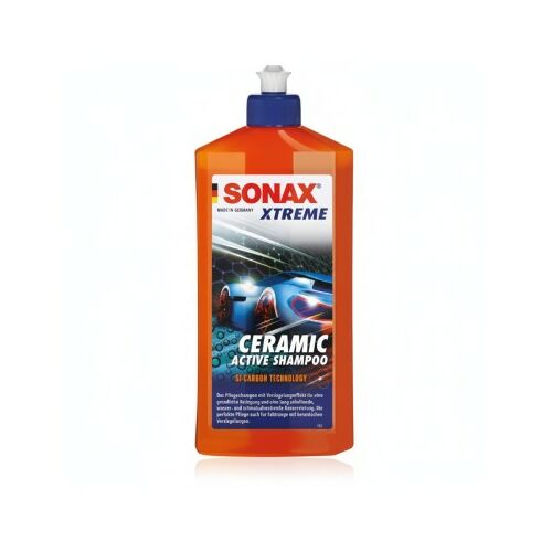 Sonax Xtreme Ceramic Active sampon 500ml kerámia bevonatos autókhoz fehér háttéren - Sonax